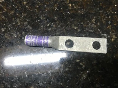 1 BURNDY 25016808-YA282N 4/0 AWG CODE CU COMPRESS HYLUG ships from Texas