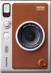 DDU Fujifilm Instax Mini Evo Instant Film Camera Brown from Japan - Picture 1 of 3