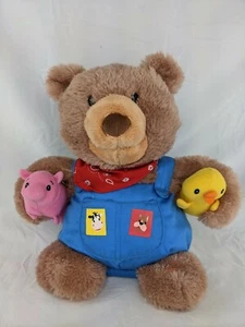 Gund Thomas Old MacDonald Bear Plush Animated Musical 12 Inch 4030369 2012 - Imagen 1 de 9