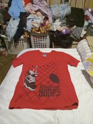 Camiseta de baloncesto con estampado completo Reebok The Pump | Gris deportivo vintage años 90 de colección Foto 1 de 4