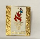Atlanta Olympic Games 1996 Atlanta: Torch Variations Pin  - Gold Flames Design