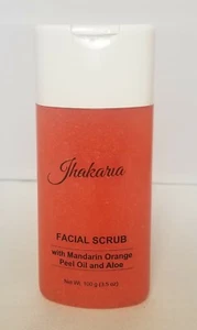FACIAL SRUB WITH MANDARIN ORANGE PEEL OIL & ALOE 3.5oz BY JHAKARIA - Picture 1 of 2