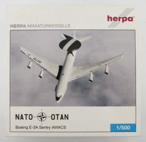 Herpa NATO Boeing E-3A Sentry AWACS Model - 1:500 - 515139 - Picture 1 of 13