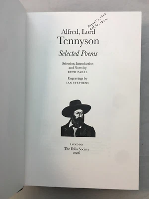 Alfred, Lord Tennyson Selected Poems by Ruth Padel - Folio Society Slipcase 2006 Foto 1 de 4