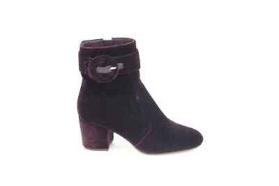 Botas Nine West talla 5.5 Nuevas Mujeres Botines de Terciopelo Tacón Bloque Moda Zapatos Cremallera Foto 1 de 4