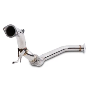 STAINLESS STEEL EXHAUST FRONT PIPE DOWNPIPE FOR BMW E46 3 SERIES 320d M47 98+ - Picture 1 of 8