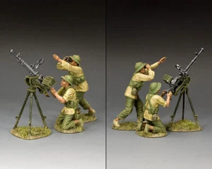KING & COUNTRY VIETNAM WAR VN133 NVA DSHK 1938 HEAVY MACHINE GUN ANTI AIRCRAFT - Picture 1 of 2
