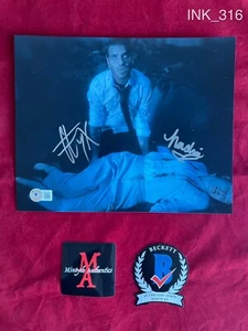 SPENCER CHARNAS & NADIA TEICHMANN ICE NINE KILLS SIGNED 8x10 PHOTO! BECKETT!  - Picture 1 of 7