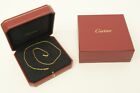Authentic Cartier 18k Gold 750 Mini Oval Link Chain Necklace Jewelery Accessory