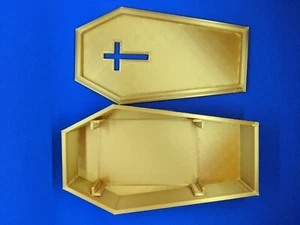 Sargförmiger Visitenkartenhalter 85 mm x 55 mm Karten Bestattungsdirektor Celebrant - Bild 1 von 7