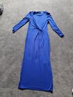 Brand Newsize 14 Long Cobal Blue Dress