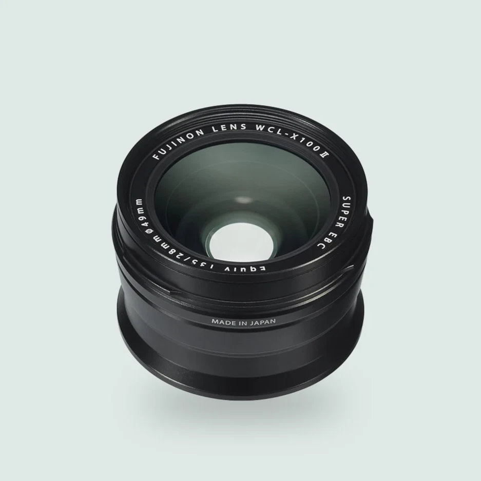 Fujifilm WCL-X100 II Wide Converter Lens for X100 Series - Black MINT CONDITION - image 1 of 1