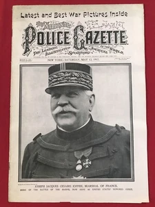 Polizeianzeiger 12. Mai 1917 Hans Lobert Curzon Schwestern Joffre - Bild 1 von 10