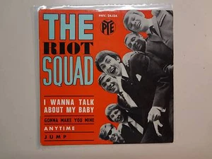 RIOT SQUAD:(w/Mitch Mitchell)I Wanna Talk About My Baby+3-France 7" 65PYE EP PCV - Picture 1 of 4