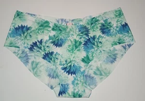 Nwt Victoria’s Secret Sexy Illusions No Show Hiphugger Blue Green White Large - Picture 1 of 3