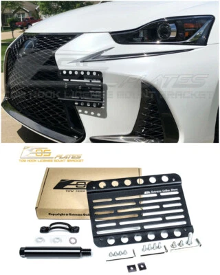 EOS板适用于2016 - 2020雷克萨斯IS300前保险杠拖钩许可证安装支架 — 第 1/4 张图片