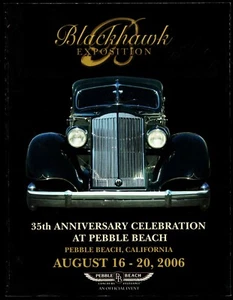 2006 BLACKHAWK EXPOSITION EVENT PROGRAM, PEBBLE BEACH, CALIFORNIA - Picture 1 of 1
