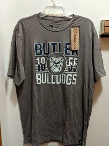 Butler Bulldogs Men's Large Gray Short Sleeved Shirt New - Picture 1 of 4