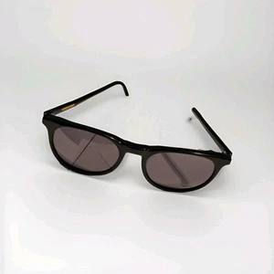 Ralph Lauren 603 GB 85A Sunglasses Made in Italy Vtg Y2k Black Wayfarer Purple - Picture 1 of 12