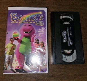Barney - Barneys Great Adventure: The Movie VHS 1998 Classic Cartoon Movie Film - Bild 1 von 2