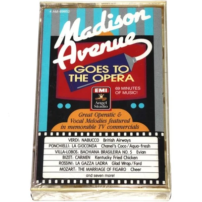 Madison Avenue Goes To The Opera (Cassette Tape 1989) Classical NEW SEALED - Image 1 of 4