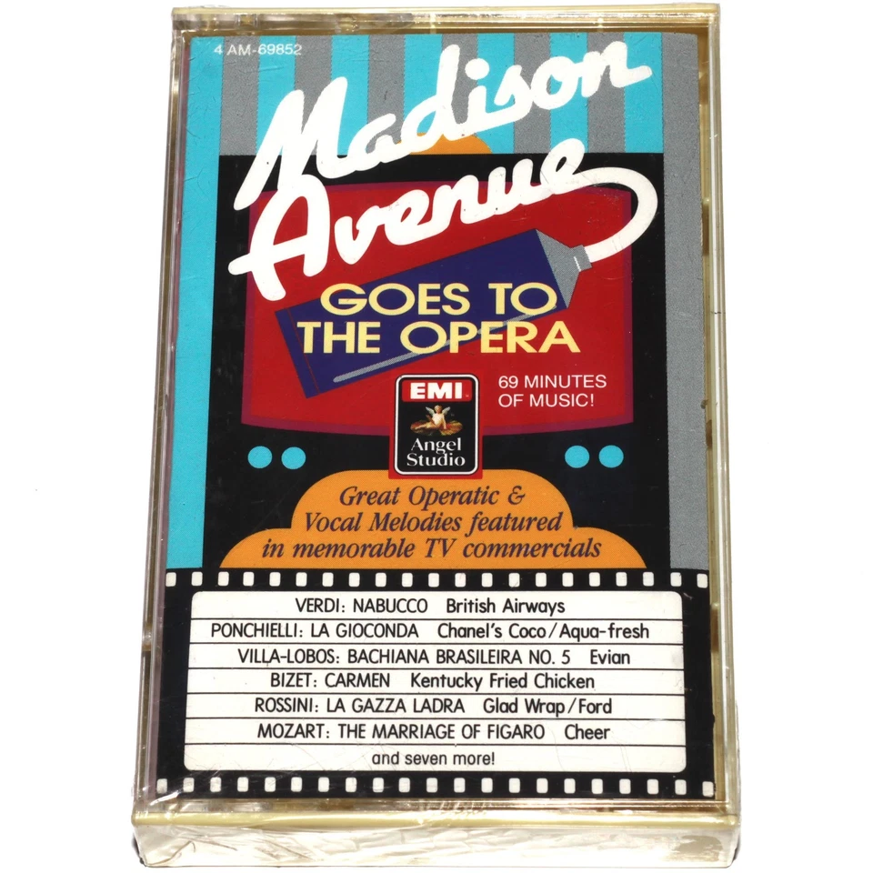 Madison Avenue Goes To The Opera (Cassette Tape 1989) Classical NEW SEALED - Image 1 of 4