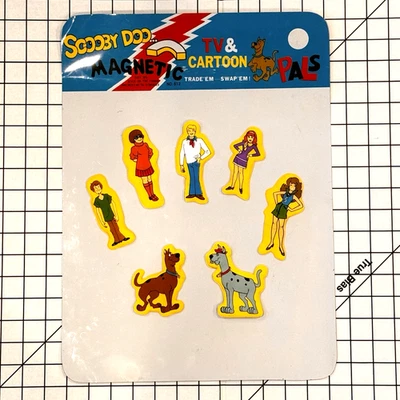 1978 - Juego de imanes de refrigerador hinchados Scooby-Doo - Exhibición de tienda vintage de 8 piezas Foto 1 de 4