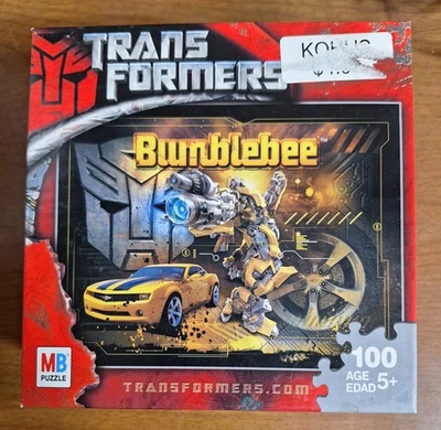 Transformers Bumblebee 100 Piece Puzzle #55538 MB Milton Bradley, Age 5+  - Image 1 of 2