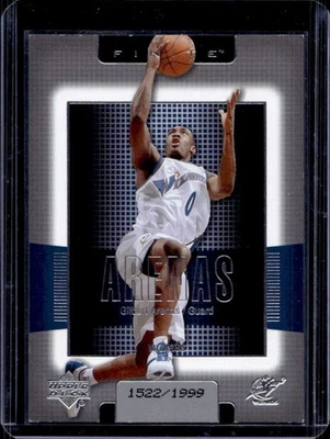 2003-04 Upper Deck Finite Gilbert Arenas #1522/1999 Wizards - Image 1 of 2