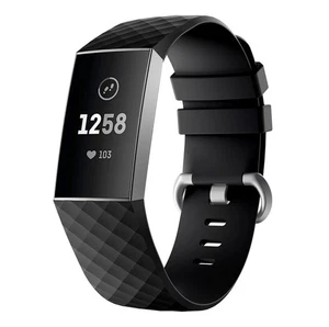 Uhrenarmbänder für Fitbit Charge 3/4 Wasserdicht Ersatz Uhrenarmband Armband - Bild 1 von 7