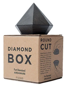 Hidden Diamond Engagement Ring Box - Secret Hidden COmpartment Magnetic BOX - Picture 1 of 12