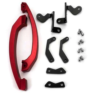 CNC Alu Sozius Haltegriff passend für Yamaha MT07 rot - Bild 1 von 1