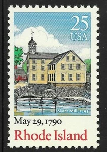 Francobollo U.S. Scott #2348 25c Rhode Island MNH OG VF - Foto 1 di 1
