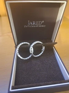 5 karat Diamond hoops - Picture 1 of 9