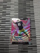 miles boykin 2019 leaf metal draft rookie pink wave auto ravens #BA-MB2 (1/10)