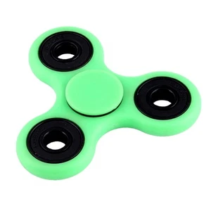 EyezOff Flourescent Green Fidget Spinner POM 4min Rotation Hybrid Ceramic Bearin