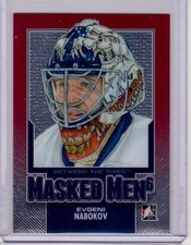 EVGENI NABOKOV 13/14 ITG Between the Pipes BTP Masked Men MM-11 SP Insert Card