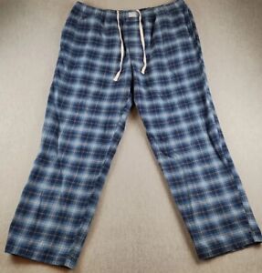ORVIS Lounge Pajama Pants Flannel Mens 2XL Multicolored Tartan Elastic Waist
