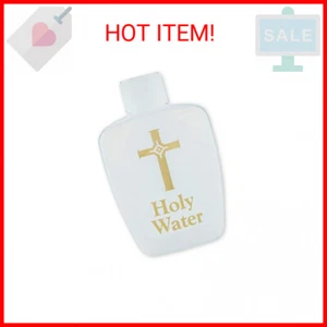 Religious Gifts Holy Water Bottle with Screw Top Lid, 2 Ounce - Picture 1 of 1