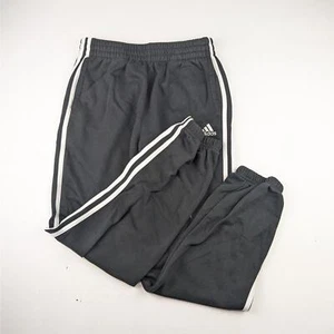Adidas Black 3 Stripe Fleece Joggers - Picture 1 of 5