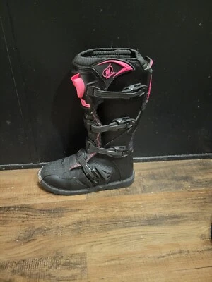 Botas de motocross todoterreno Oneal 2024 para mujer negras - rosa/negro - 0325 Foto 1 de 4