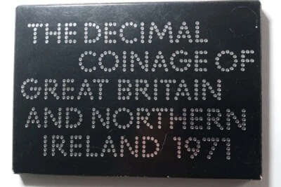 English Proof Set 1971. First Decimal Coins. 6 pc. + Mint Medal. - Image 1 of 3