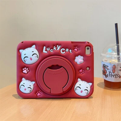 Funda protectora con soporte a prueba de golpes para niños para iPad 10th 9 8 7 mini 6 5 4 3 Air 1 2 Pro 11 Foto 1 de 4