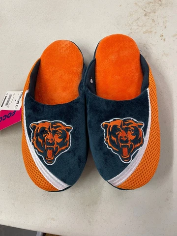 FOCO NFL Chicago Bears Men's Slippers M 9-10 New Cover