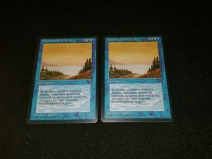 MTG 1x Legends blue rare LP Italian FBB Land Equilibrium - Reserved List - Picture 1 of 2