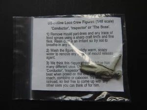 US-outline 1/48 Loco Crew Figures "Conductor" "Inspector" or "The Boss" - Picture 1 of 1