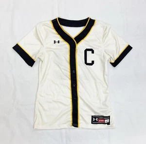 Under Armour Centre Colonels FauxPlacket Softball Jersey Women's S Ivory UJSJX1W - Picture 1 of 2