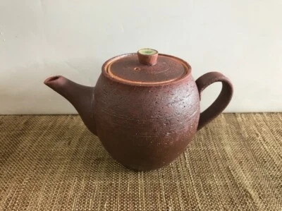 Waon Shigaraki POT Iron Teapots Pottery Japan - Image 1 of 2