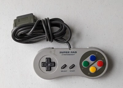 Used Performance Super Pad SNES Super Nintendo Game Controller GamePad SuperPad - Image 1 of 2