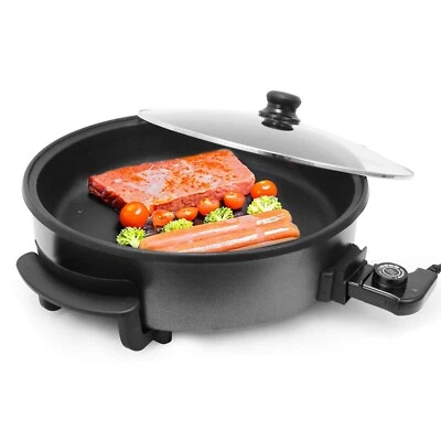 SHOV Elektrische Pfanne Pizzapfanne Partypfanne Elektropfanne Bratpfanne 42x9cm - Bild 1 von 4